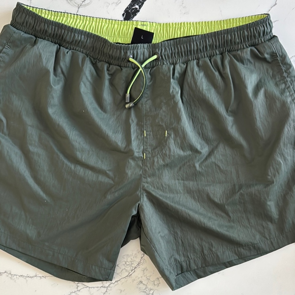 Men's Hugo Boss Green Swim Shorts